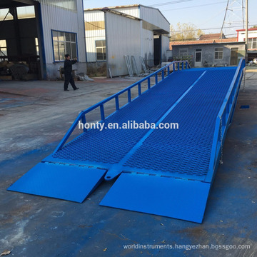 forklift steel mobile loading dock ramp/truck unloading ramps